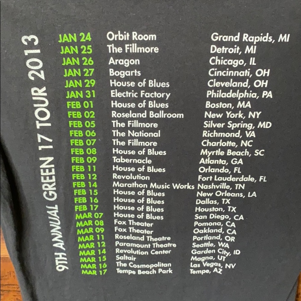 Flogging molly tour shirt 2013 - Picture 5 of 5